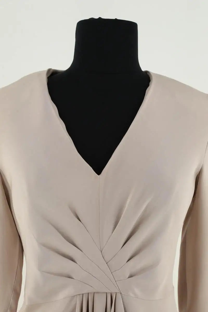 Robe Tara Jarmon Beige en Soie
