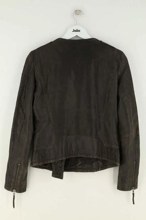 Veste Maje Noir en Cuir