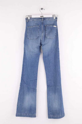 Jean bootcut Ba&Sh Bleu en Coton