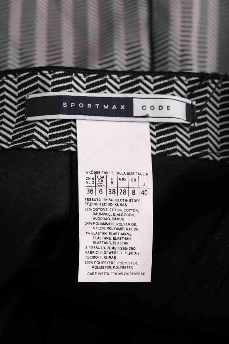 Jupe Sportmax Anthracite en Coton