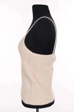 Top sans manche Joseph Ecru en Coton