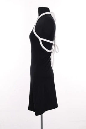 Robe Courrèges Noir en Coton