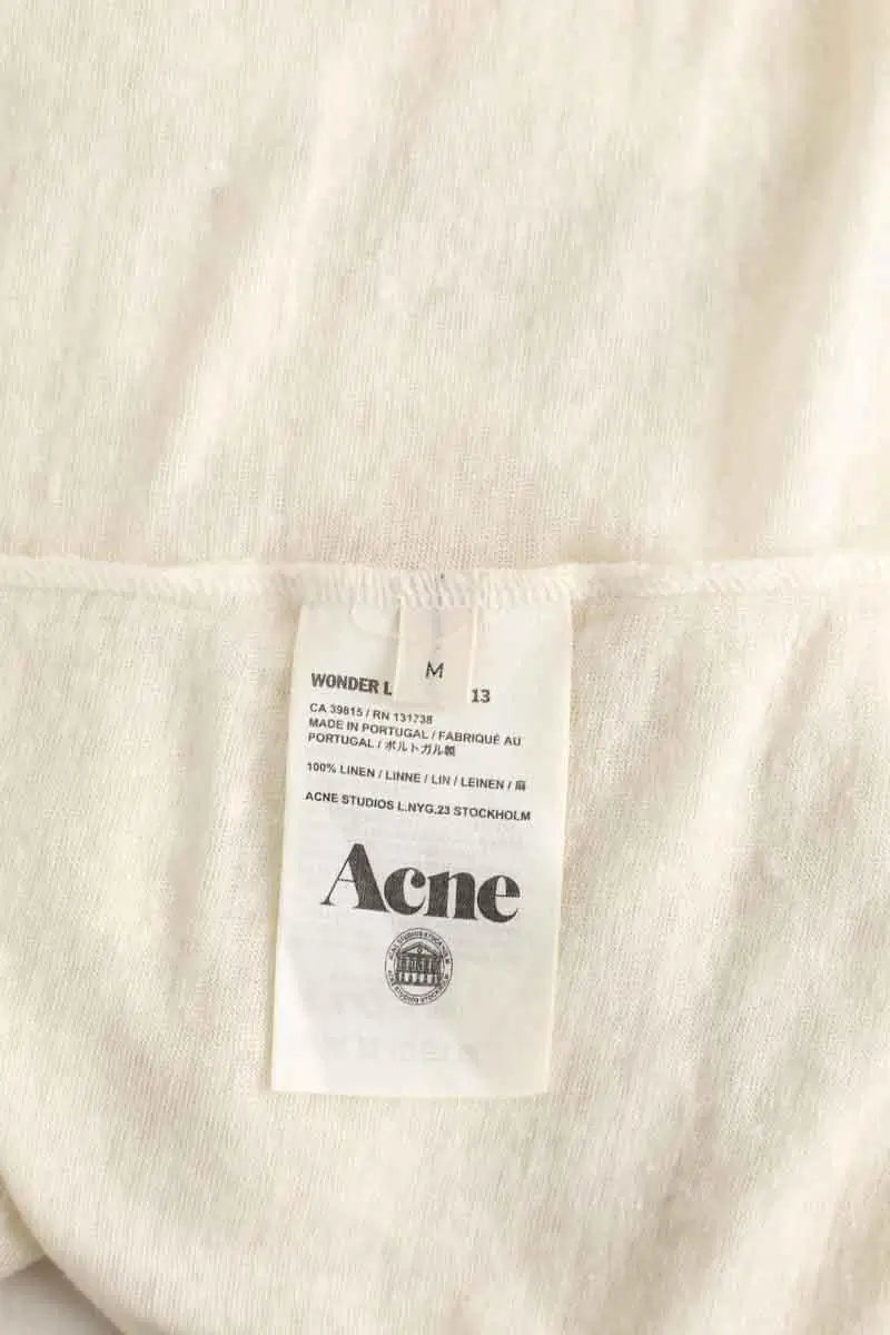 T-shirt Acne Studios  Ecru