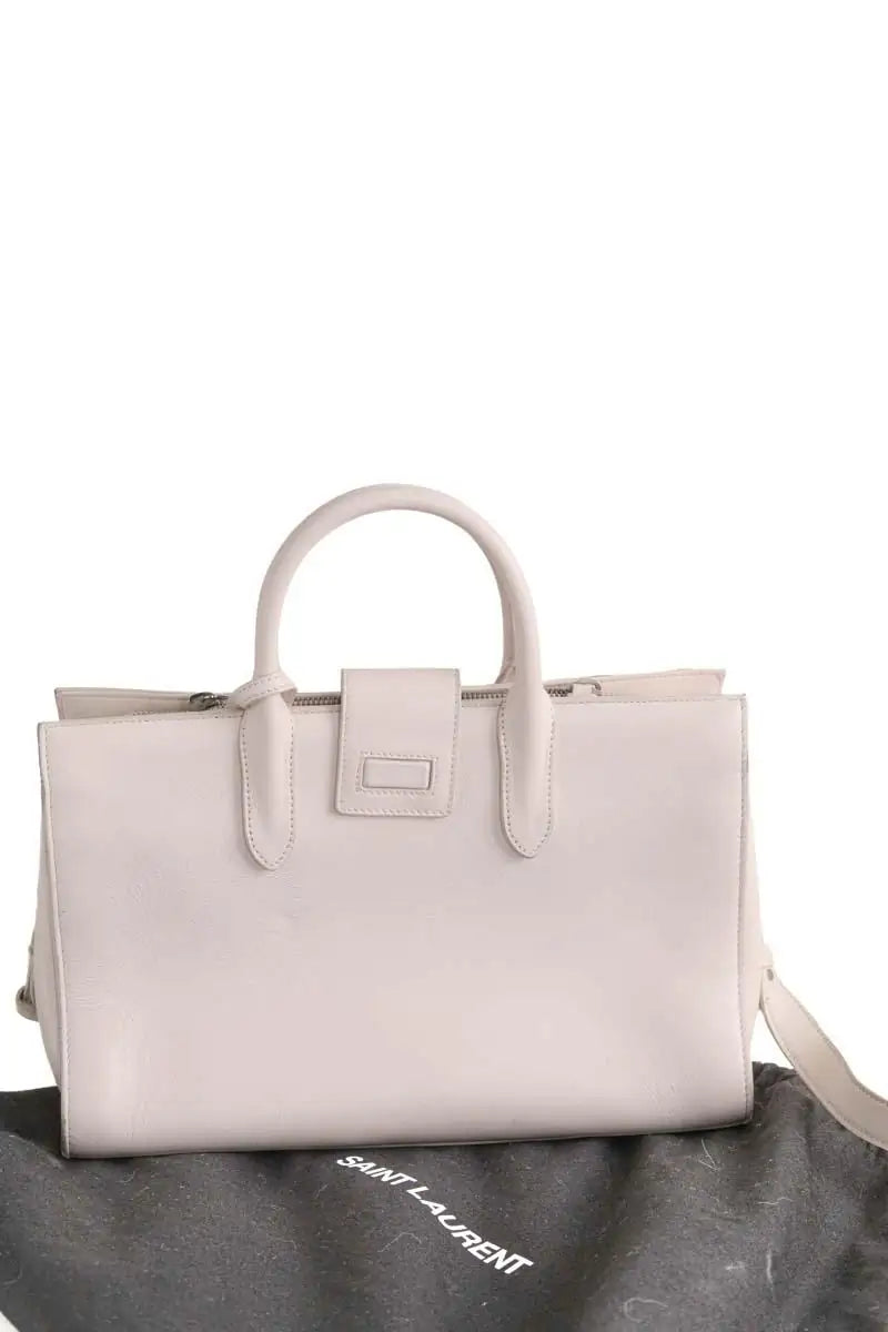 Sac à bandoulière Saint Laurent Ecru en Cuir