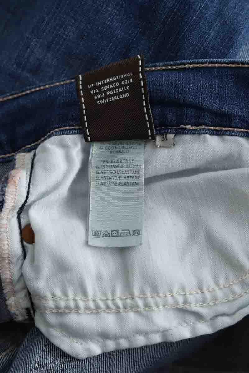 Slim 7 For All Mankind  Bleu