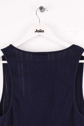 Top sans manche Sézane Marine en Coton