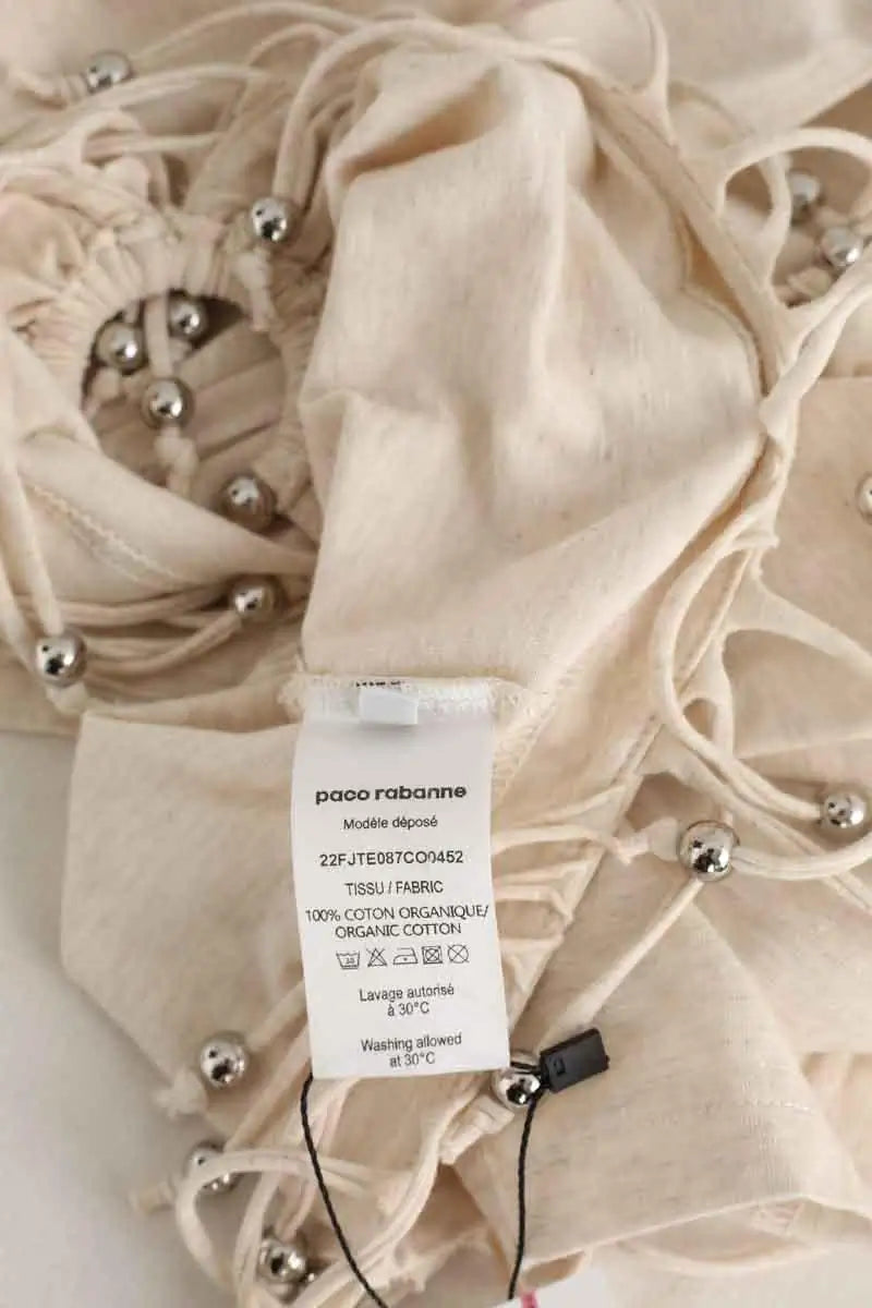 Top Paco Rabanne  Beige