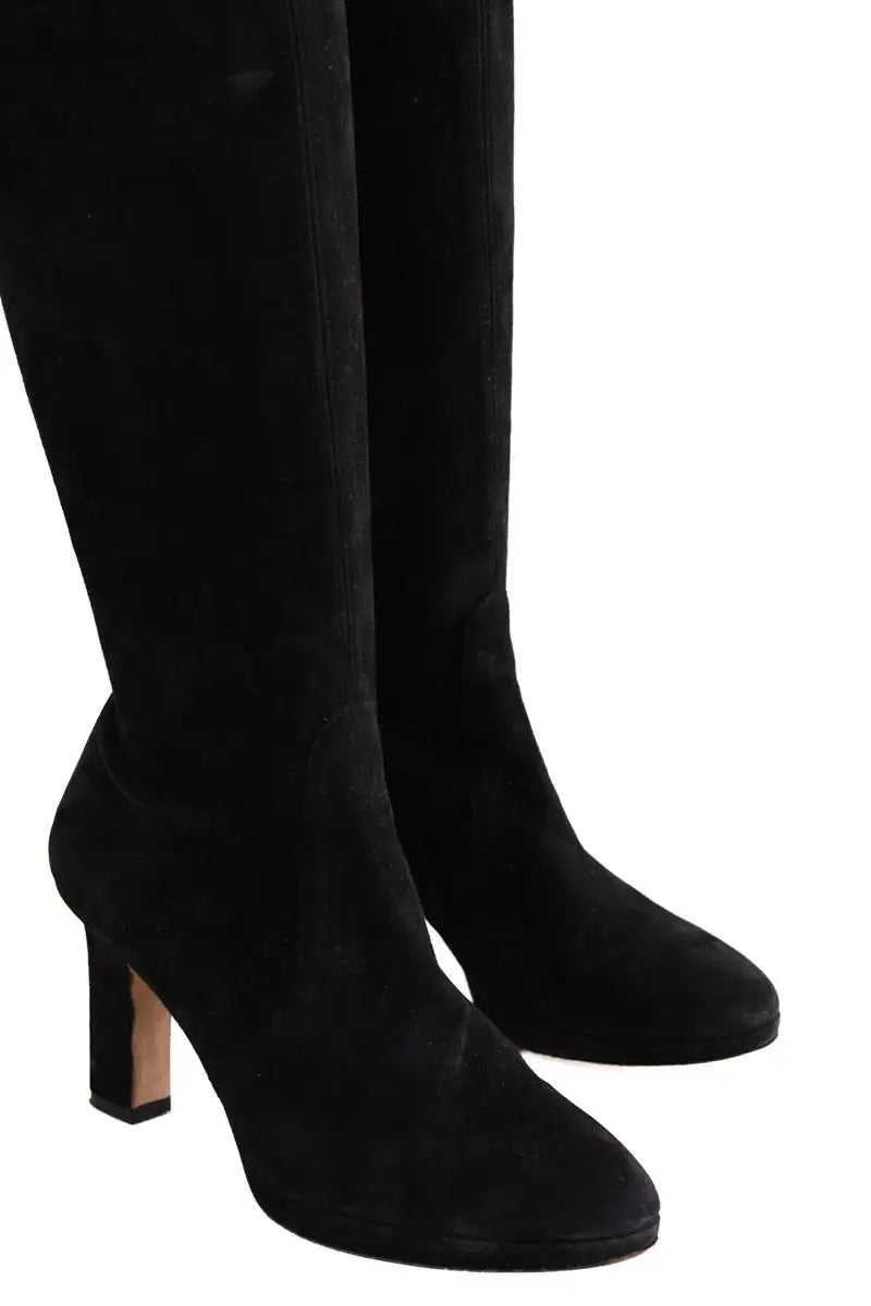 Bottes Stuart Weitzman Noir en Daim