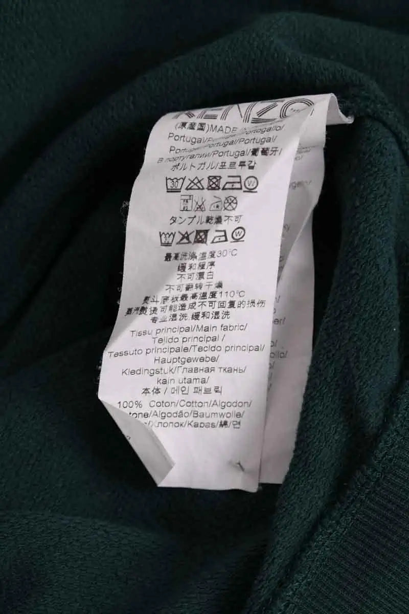 Sweatshirt Kenzo Vert en Coton
