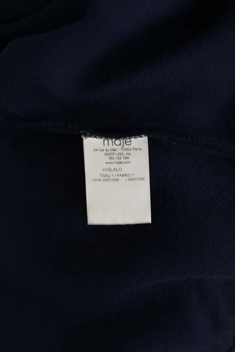 Blouse Maje Marine en Viscose
