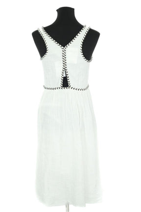 Mi-longueur Other Brand  Blanc