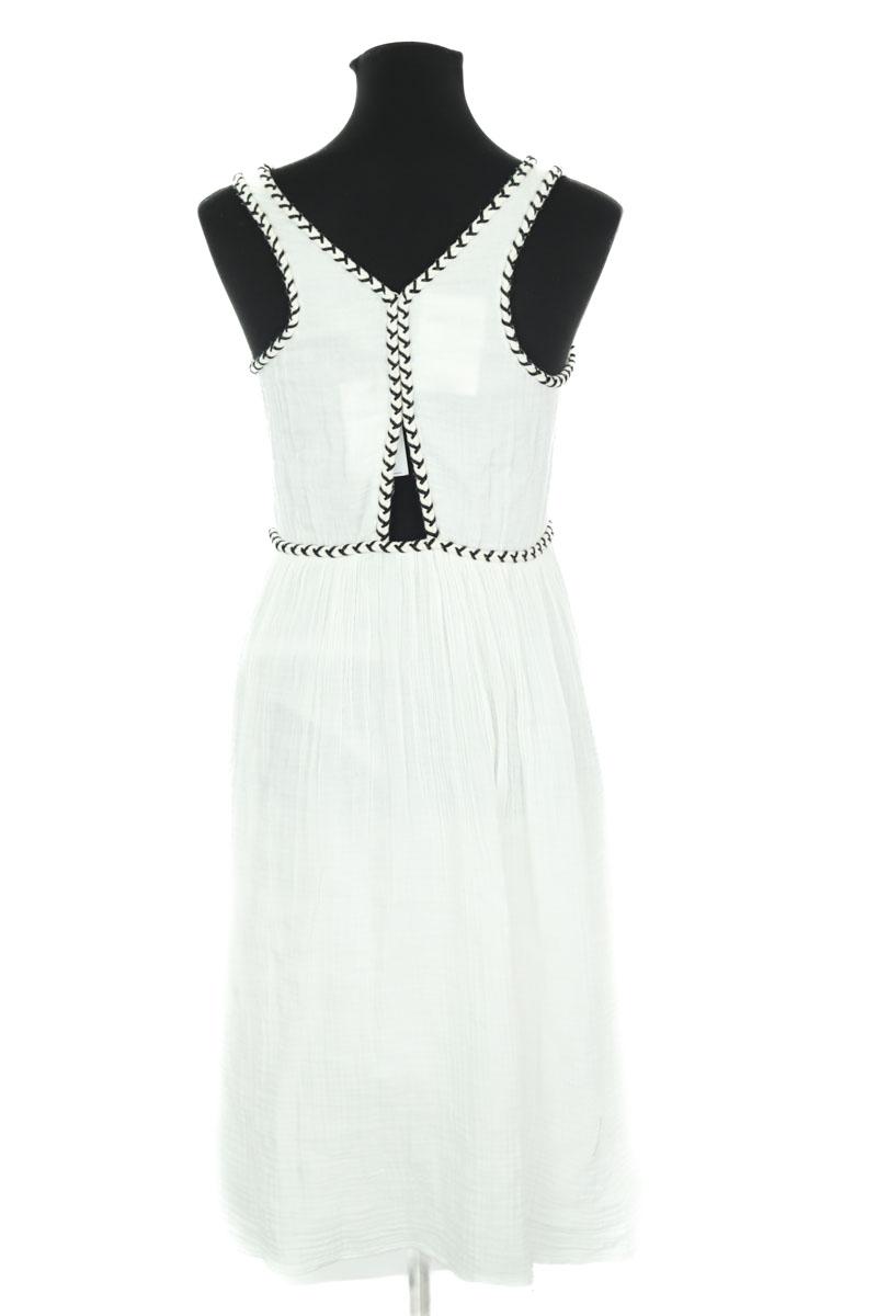 Mi-longueur Other Brand  Blanc