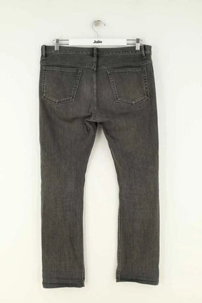 Jean droit APC Gris en Coton