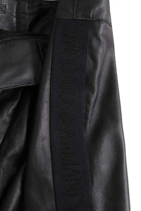 Pantalon Emporio Armani Noir en Cuir