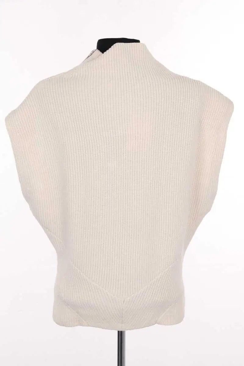 Pull sans manches Iro Beige en Laine