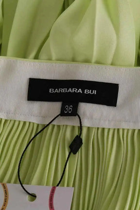 Jupe Barbara Bui Vert en Synthétique