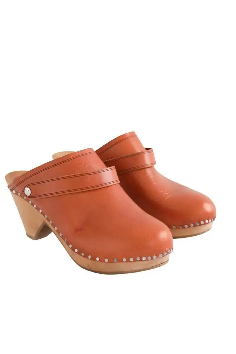 Sabots Isabel Marant Marron en Cuir