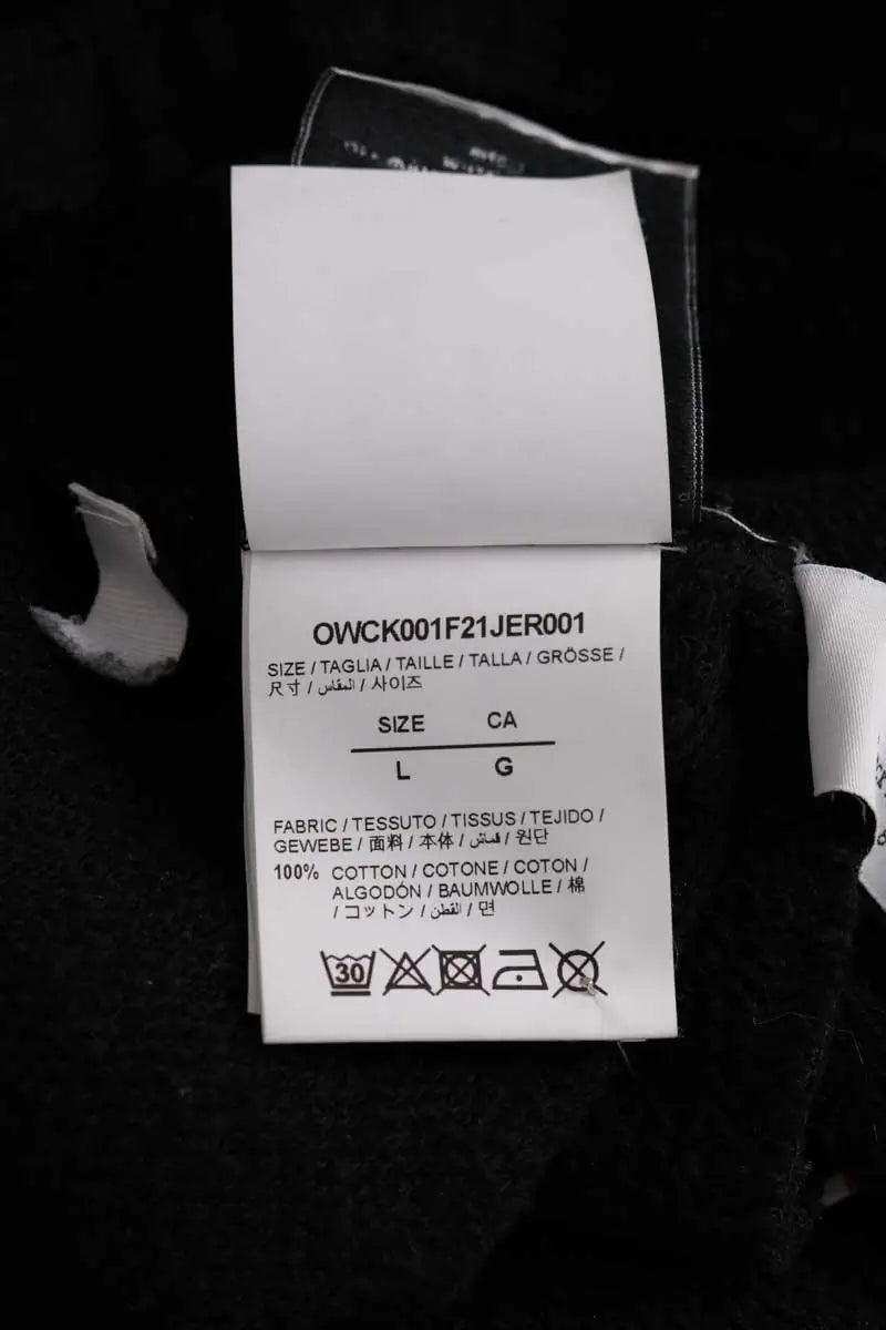 Jupe Off White Noir en Coton