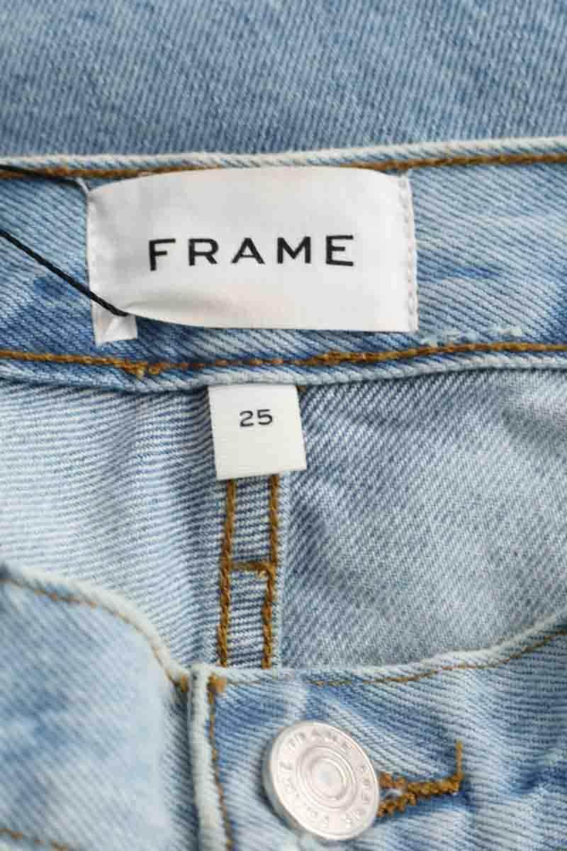 Bermuda Frame Bleu en Coton