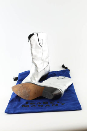 Boots western Isabel Marant  Argent