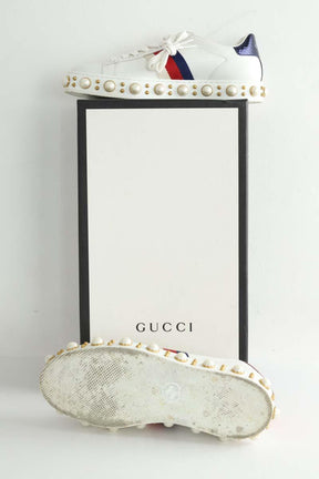 Baskets Gucci Ace Blanc