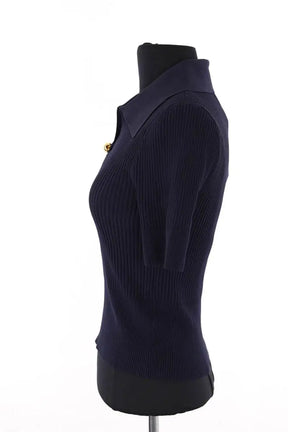 Top Claudie Pierlot Marine en Viscose