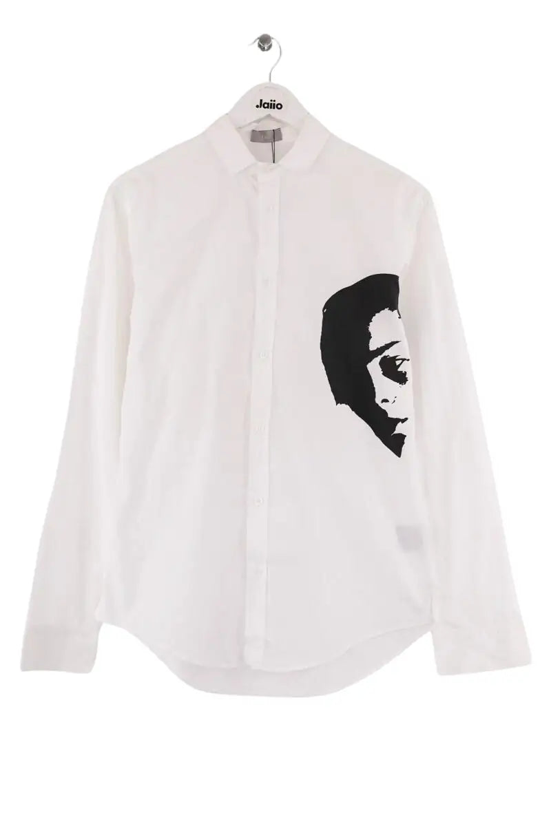 Chemise Dior Blanc en Coton, taille L - Seconde Main