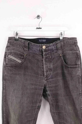 Jean droit Armani Jeans Gris en Coton