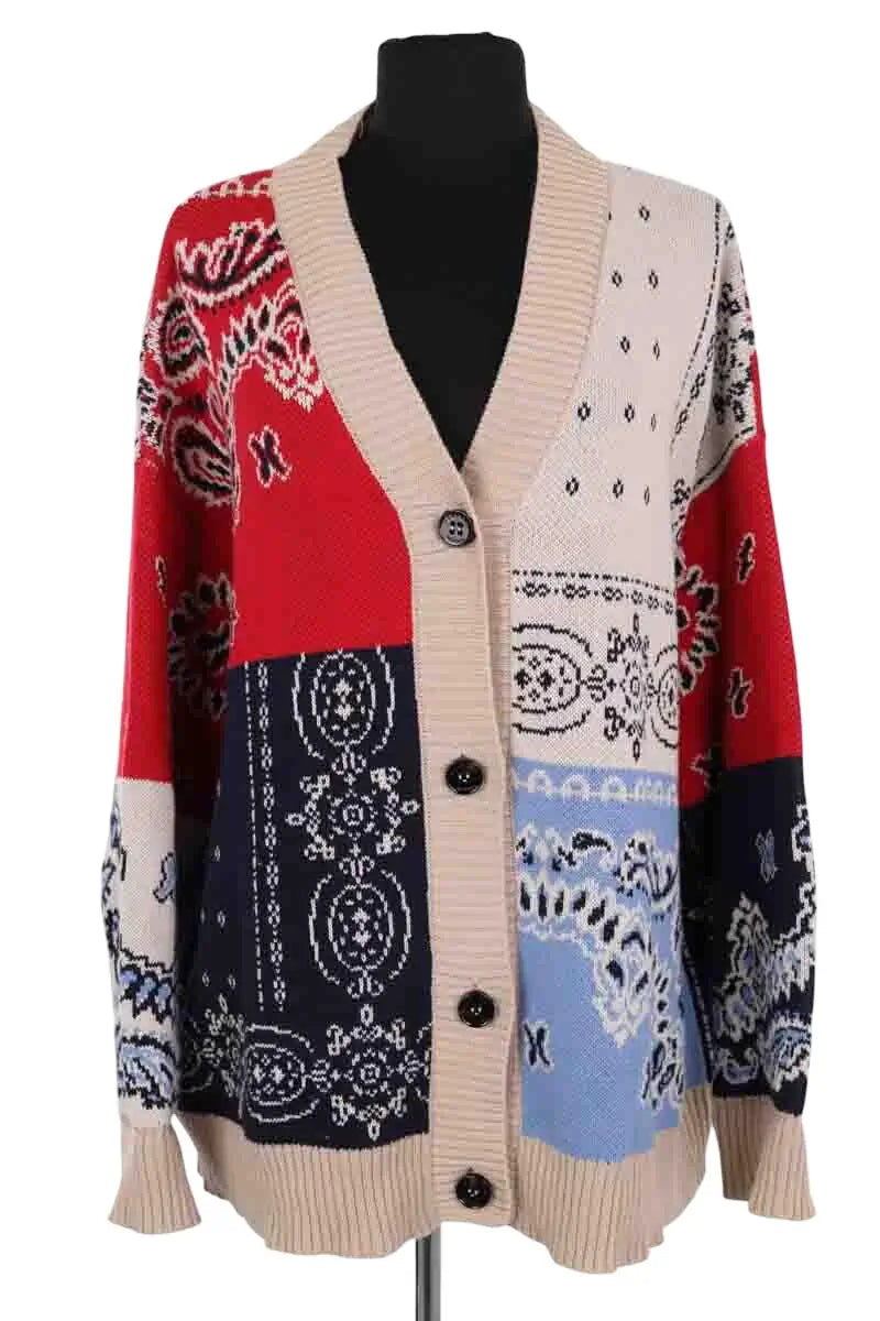 Cardigan Max Mara Multicolore en Coton, taille L - Seconde Main