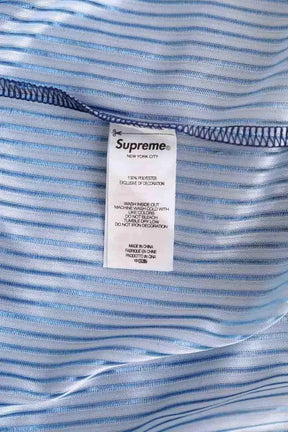 T-shirt Supreme Bleu en Synthétique