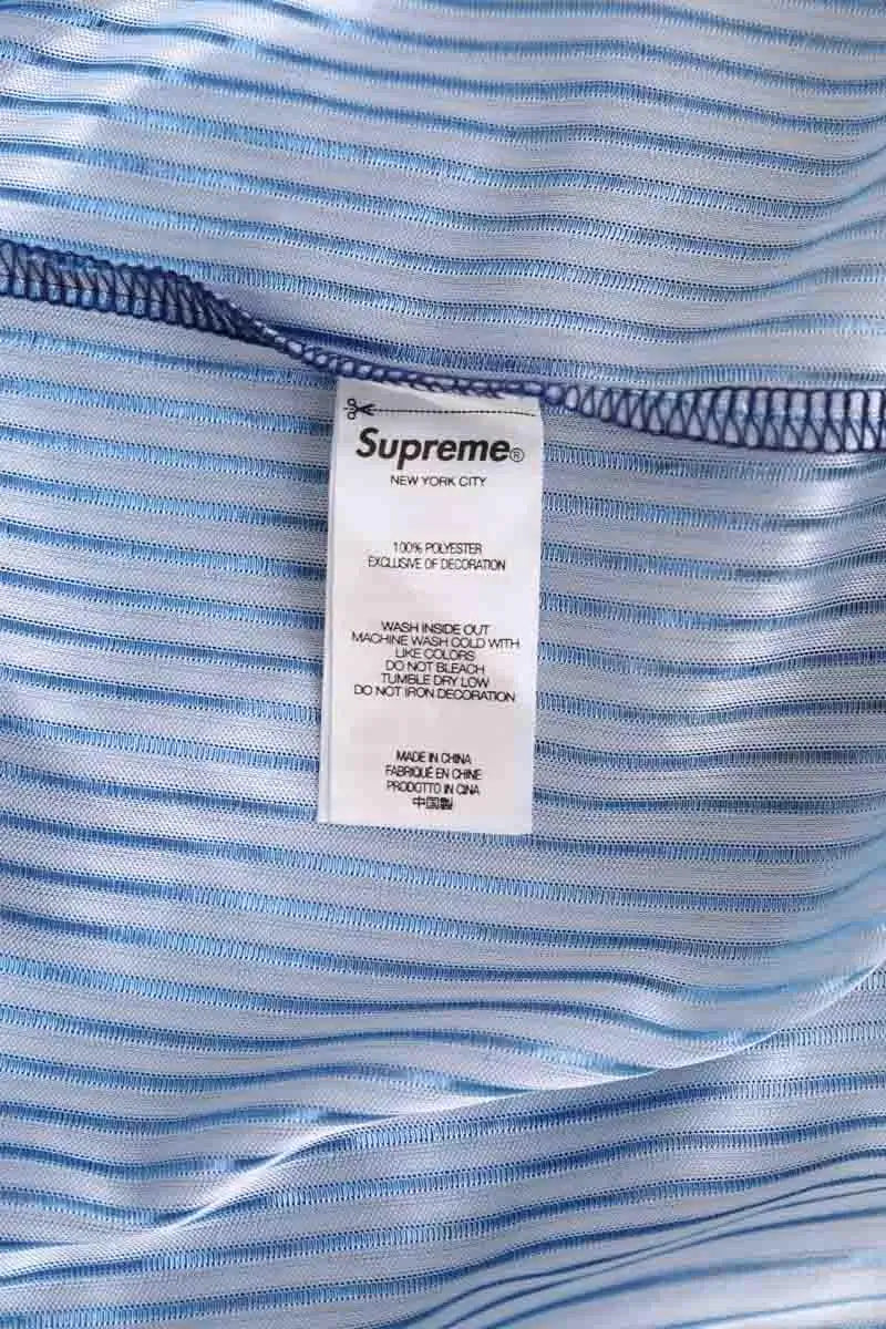 T-shirt Supreme Bleu en Synthétique