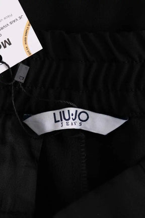Pantalon droit Liu Jo Noir en Synthétique