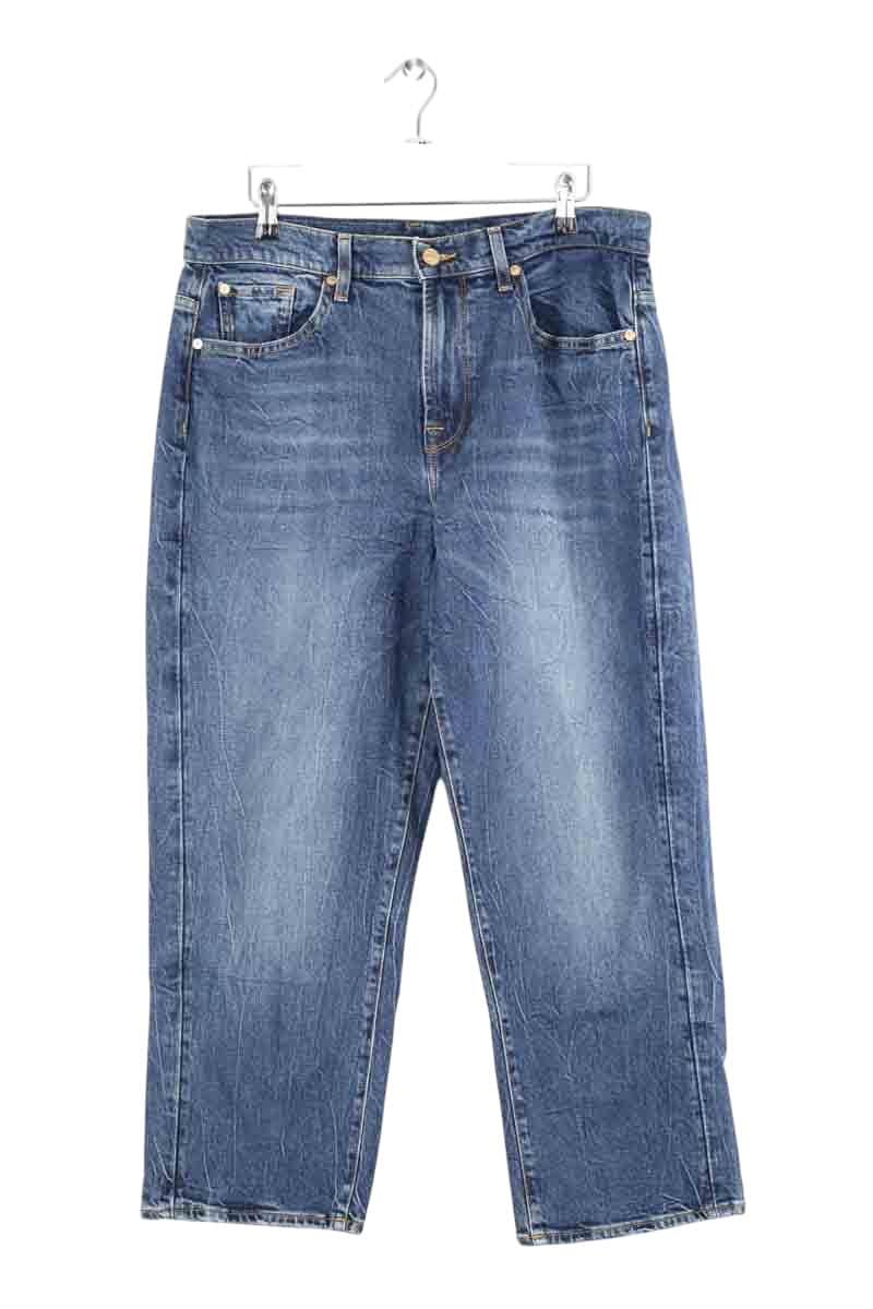 Jean droit 7 For All Mankind  Bleu