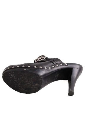 Talons Dior Noir en Cuir
