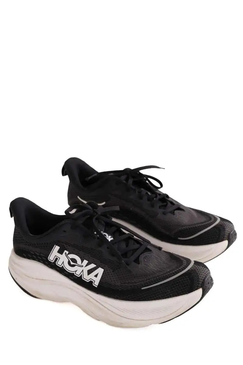 Baskets Hoka Noir en Cuir