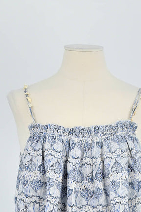 Top sans manche Antik Batik  Bleu