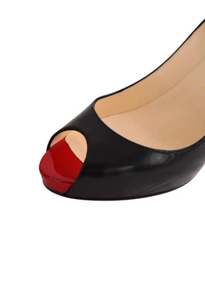 Talons Christian Louboutin Noir en Cuir