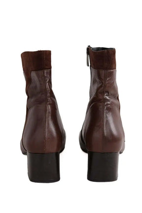 Boots Carel Marron en Cuir