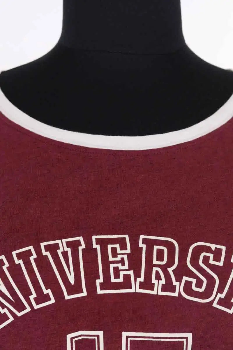 T-shirt Ba&Sh Bordeaux en Coton