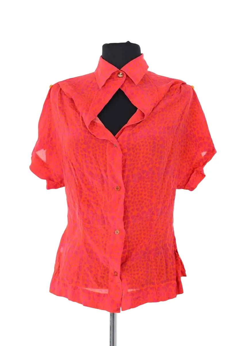 Chemise Vivienne Westwood Orange en Synthétique, taille L - Seconde Main