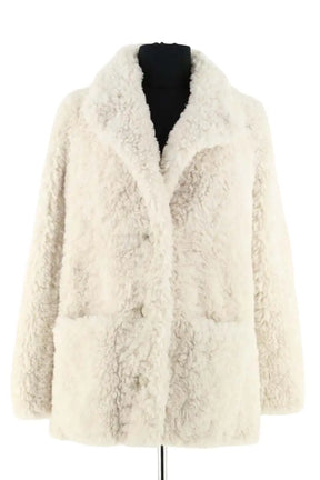 Manteau Zadig & Voltaire Blanc en Synthétique, taille XS - Seconde Main