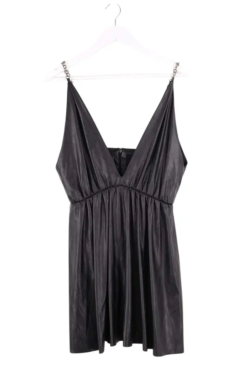 Robe Pinko Noir en Synthétique, taille L - Seconde Main