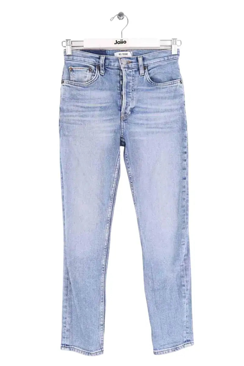 Jean slim RE/DONE Bleu en Coton, taille S - Seconde Main