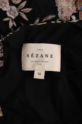 Robe Sézane Noir en Viscose