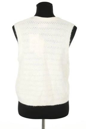 Top sans manche Des Petits Hauts  Ecru