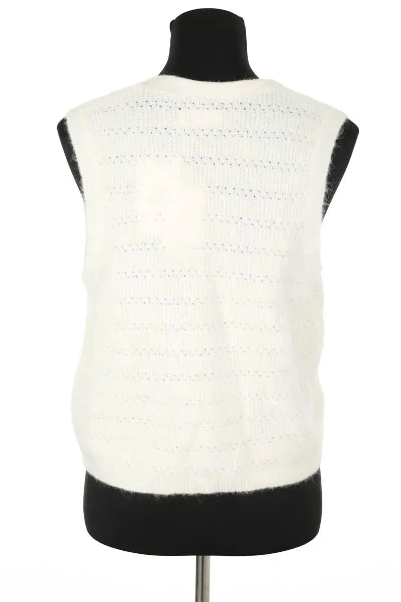 Top sans manche Des Petits Hauts  Ecru