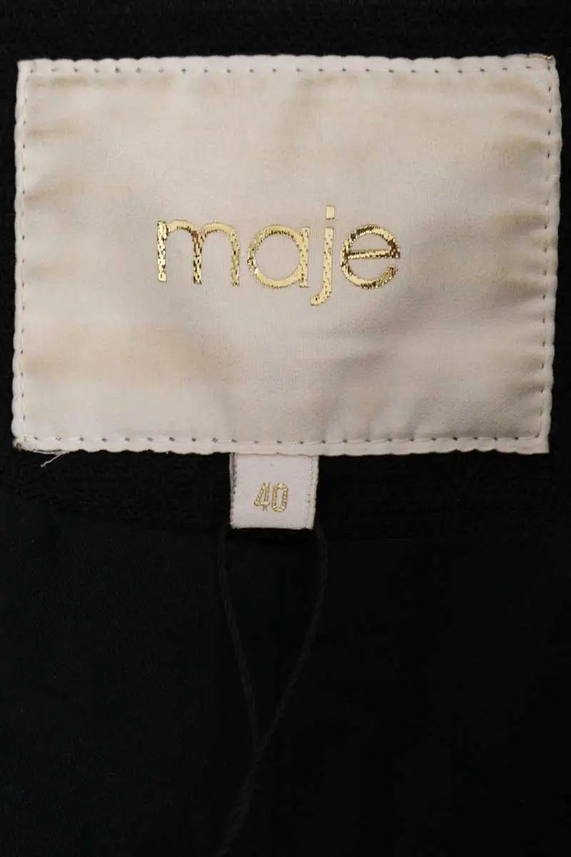 Veste Maje Noir en Coton