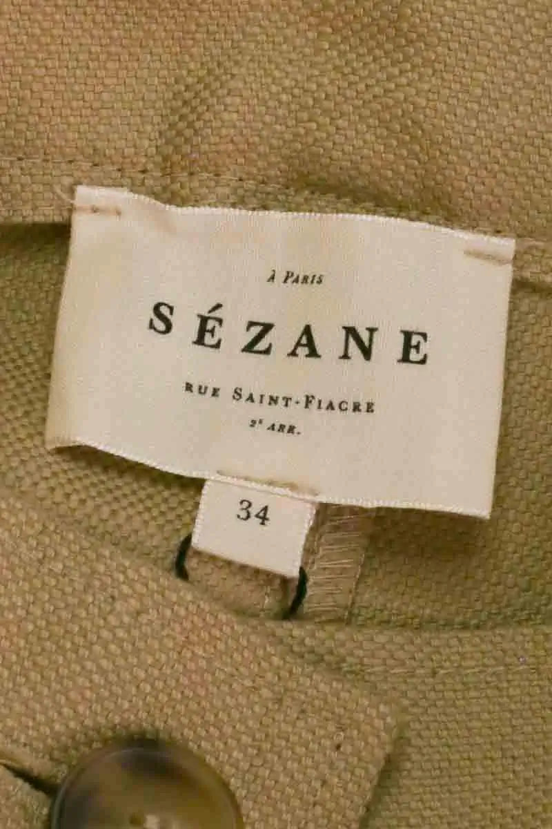 Jupe Sézane Camel en Coton