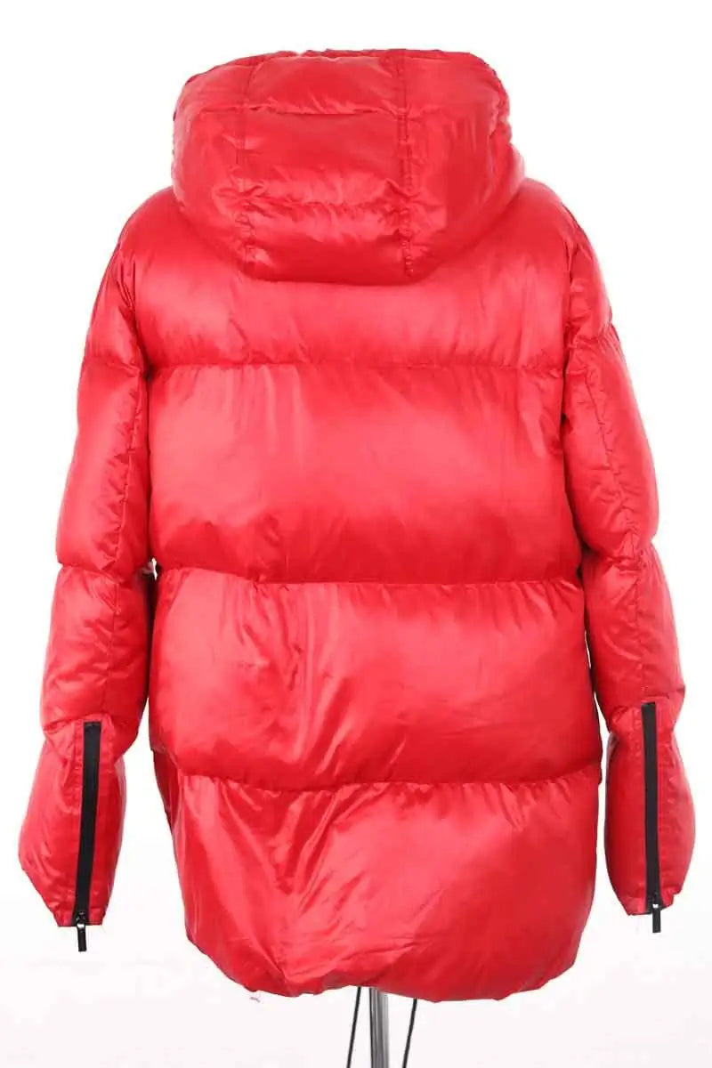 Manteau Michael Kors Rouge en Synthétique