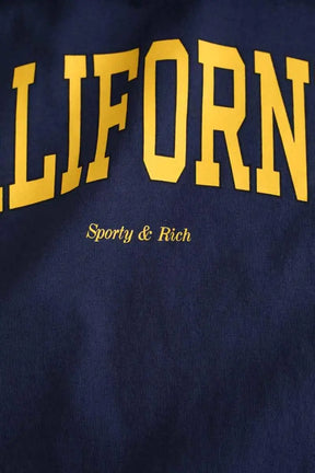 T-shirt Sporty & Rich Bleu en Coton